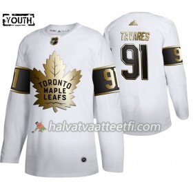 Lasten NHL Toronto Maple Leafs Pelipaita John Tavares 91 Adidas 2019-20 Golden Edition Valkoinen Authentic